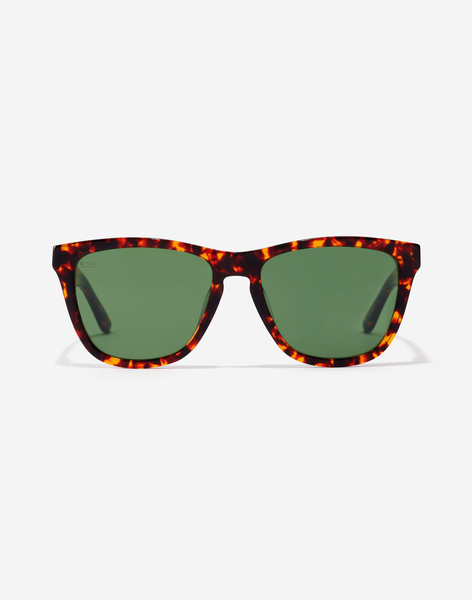 Gafas de sol de pasta color sabana y lentes marrones